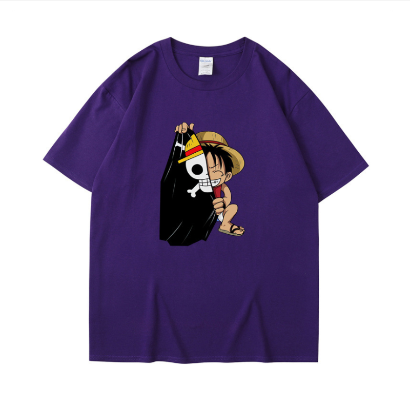 One Piece "Luffy" T-Shirt Unisex in verschiedenen Farben