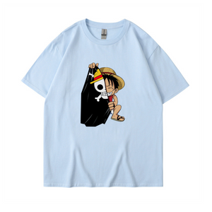 One Piece "Luffy" T-Shirt Unisex in verschiedenen Farben