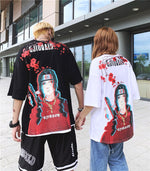 Lade das Bild in den Galerie-Viewer, Naruto Oversize Itachi Uchiha T-Shirt Japanese Style
